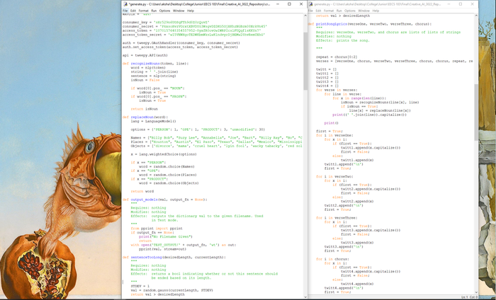 NLP Lyrics Generator